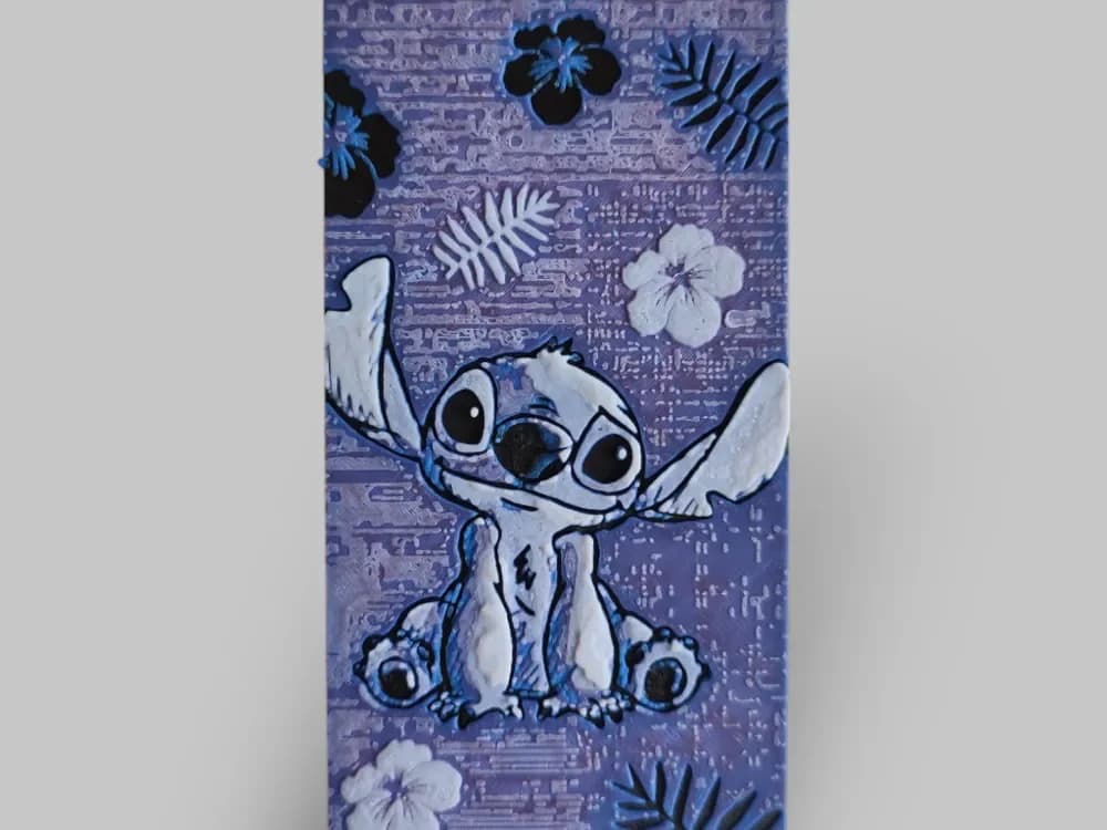 Lilo & Stich Bookmark Hueforge by 3DNesy HueForge model: Lilo & Stich Bookmark Hueforge by 3DNesy