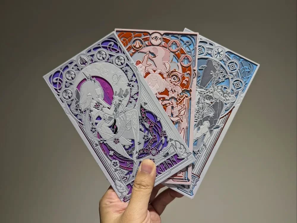 HueForge model: Amphoreus' Saga of Heroes Part 2- Honkai Star Rail by Razel