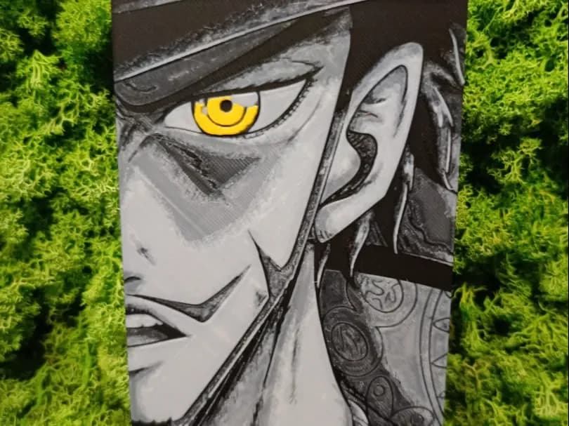 One piece Yoru by Garuda3D HueForge model: One piece Yoru by Garuda3D