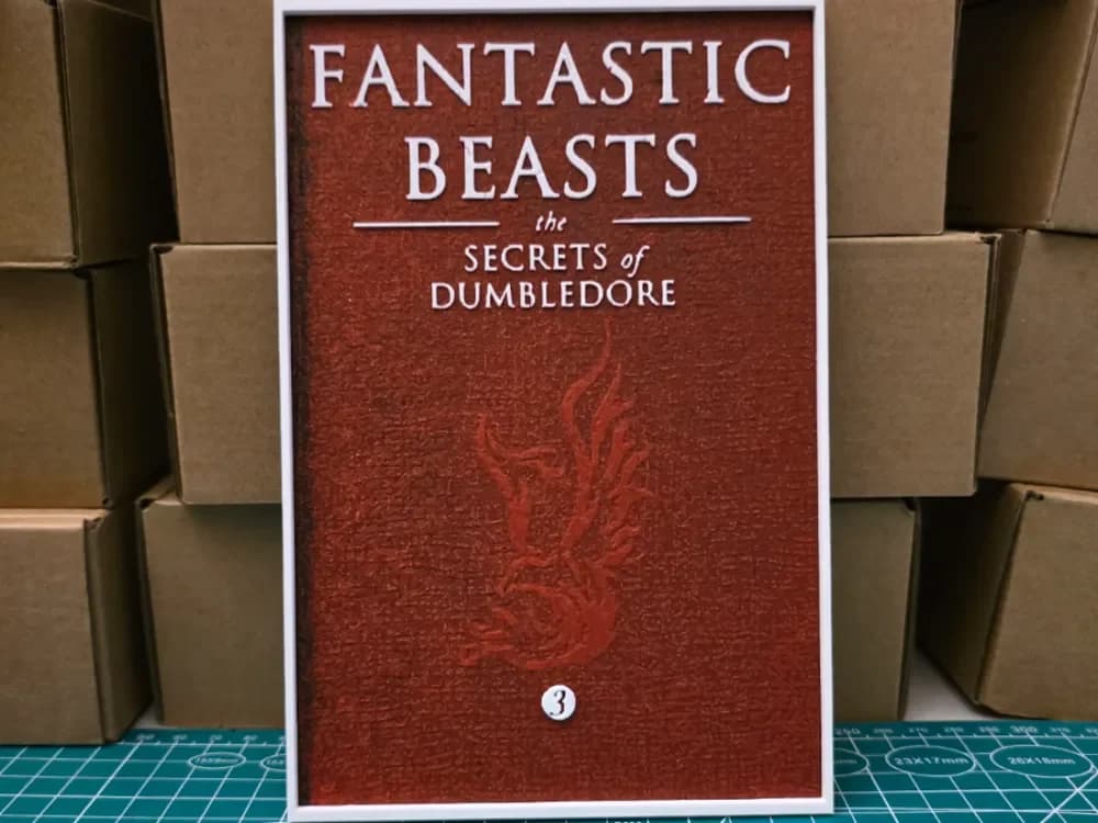 Fantastic Beasts The Secrets of Dumbledore Poster by Lumpy3D HueForge model: Fantastic Beasts The Secrets of Dumbledore Poster by Lumpy3D