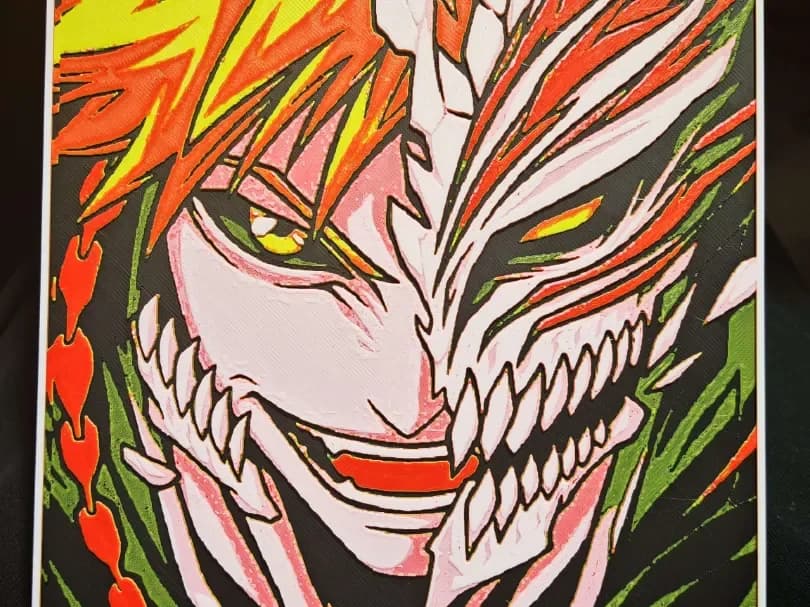 Ichigo - Bleach by bzz999 HueForge model: Ichigo - Bleach by bzz999