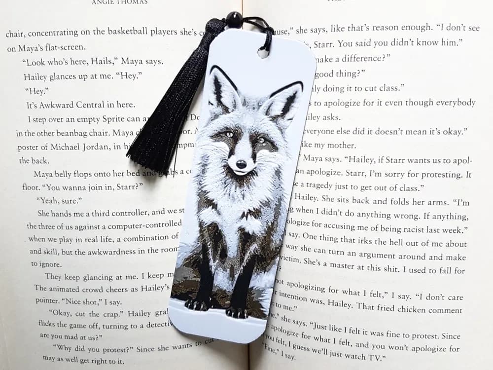 Bookmark, Fox, Hueforge by Dame Jo HueForge model: Bookmark, Fox, Hueforge by Dame Jo