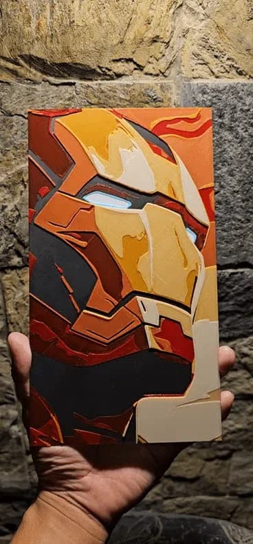 Iron Man Hueforge by Loki HueForge model: Iron Man Hueforge by Loki