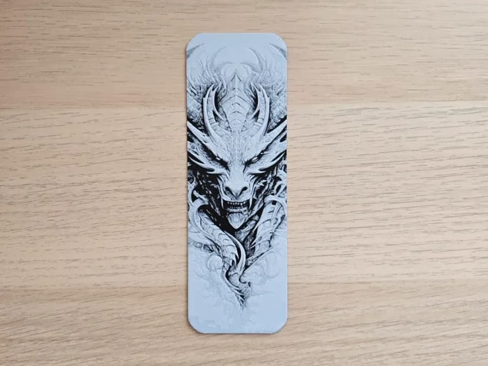 Dragon 3 Bookmark by Atrus Design HueForge model: Dragon 3 Bookmark by Atrus Design