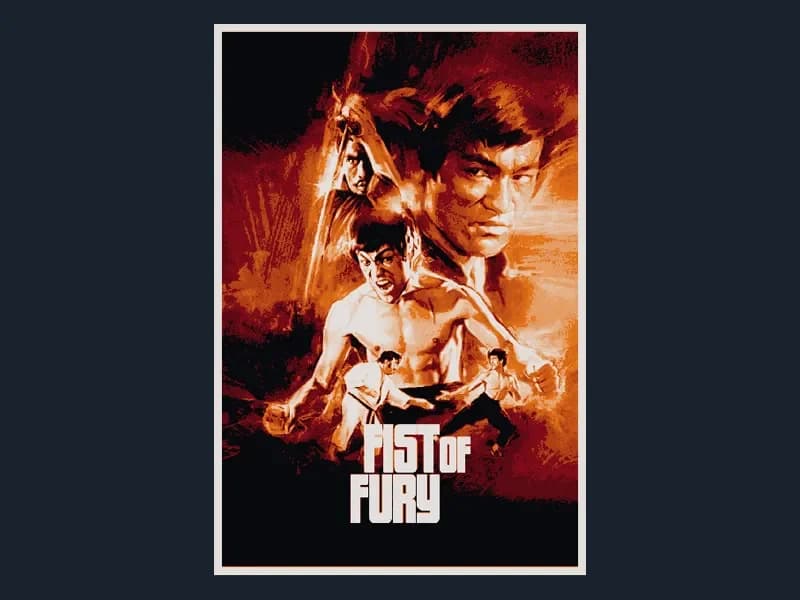 Fist of Fury (Movie Poster - HueForge) by HugheCraft HueForge model: Fist of Fury (Movie Poster - HueForge) by HugheCraft