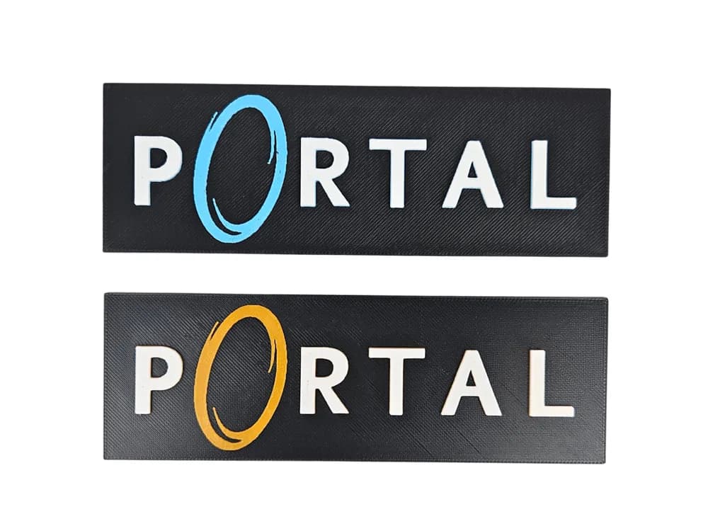 Portal Bookmarks by BusyKikiBee HueForge model: Portal Bookmarks by BusyKikiBee