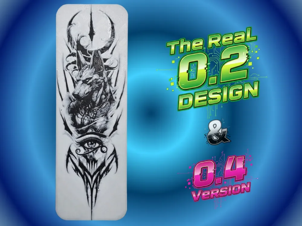 Anubis Bookmark by Atrus Design HueForge model: Anubis Bookmark by Atrus Design