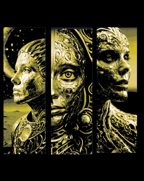 Images of the Golden Goddess - Set of 3 Bookmarks Images of the Golden Goddess - Set of 3 Bookmarks