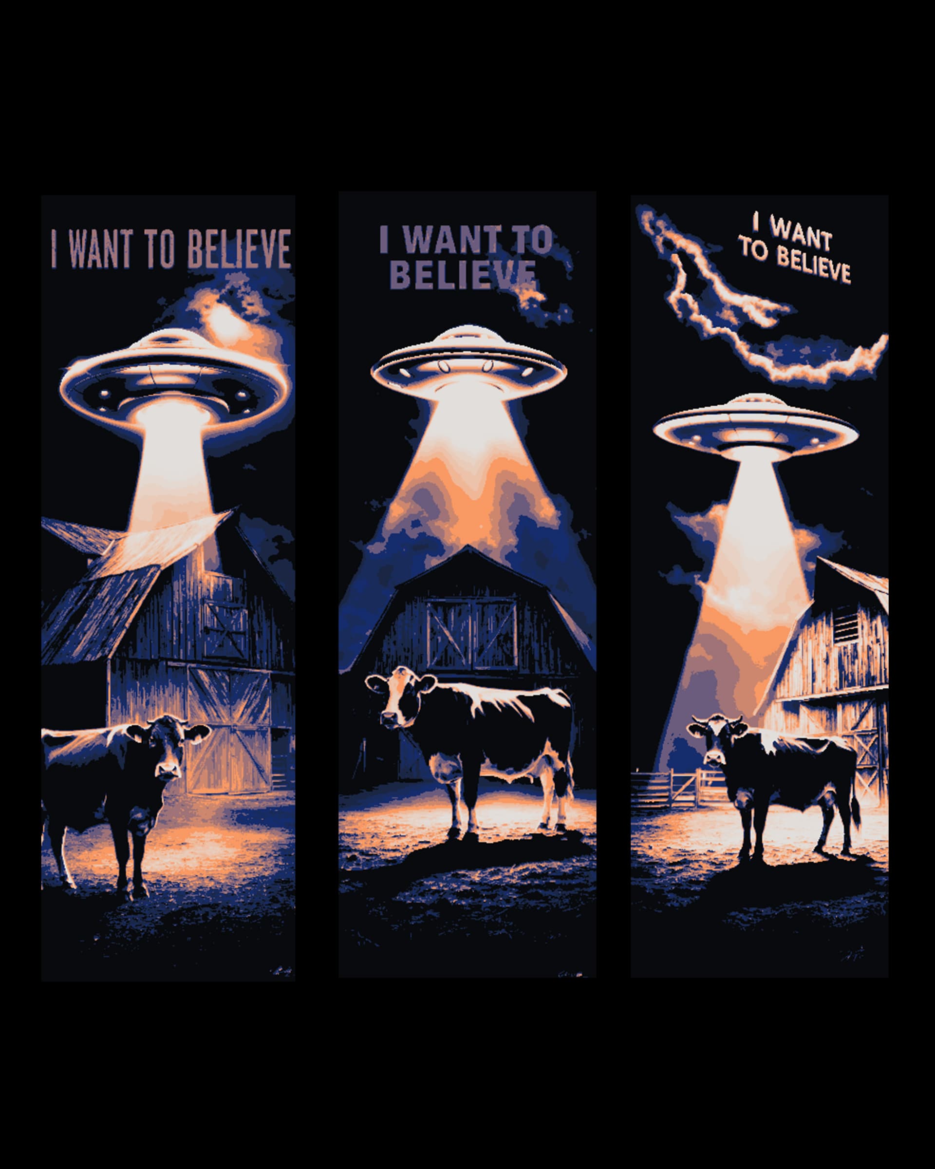 Aliens exist or no? Only the Cows know for sure - Set of Bookmarks Aliens exist or no? Only the Cows know for sure - Set of Bookmarks