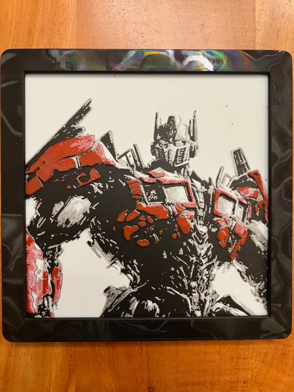 Optimus Prime by JustBe 3D Printing HueForge model: Optimus Prime by JustBe 3D Printing