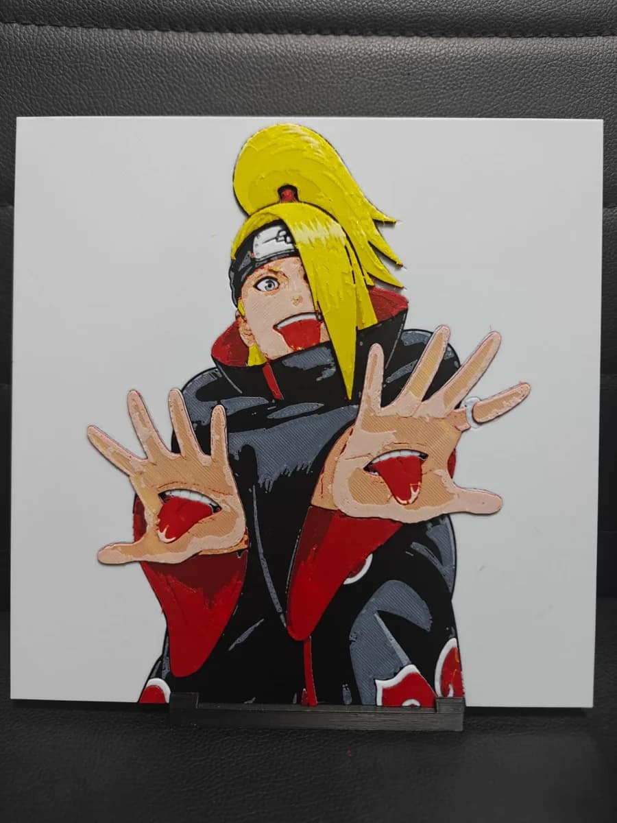 Deidara Naruto by TheHueforgeLady HueForge model: Deidara Naruto by TheHueforgeLady