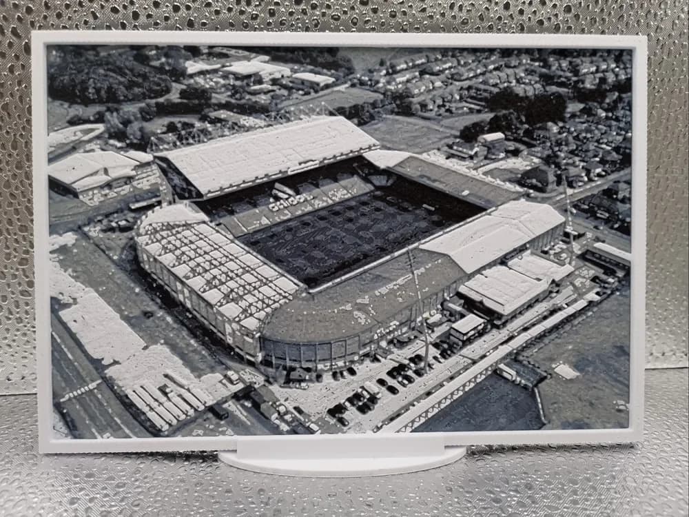 Leeds United - Elland Road Hueforge by Borishotch Industries HueForge model: Leeds United - Elland Road Hueforge by Borishotch Industries