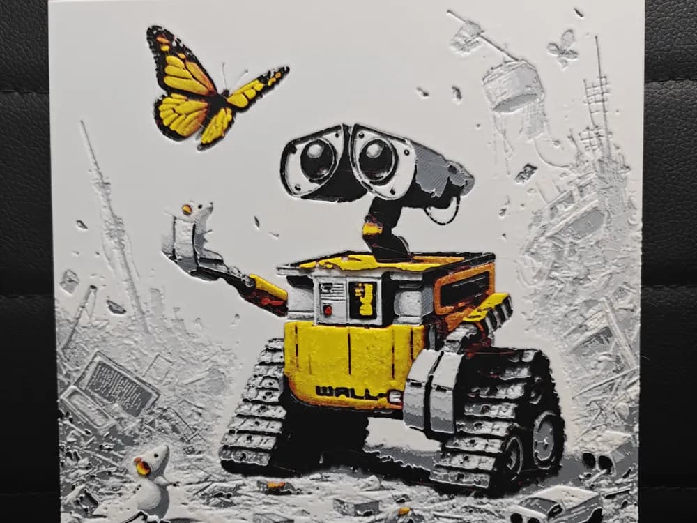 HueForge model: WALL-E by TheHueforgeLady