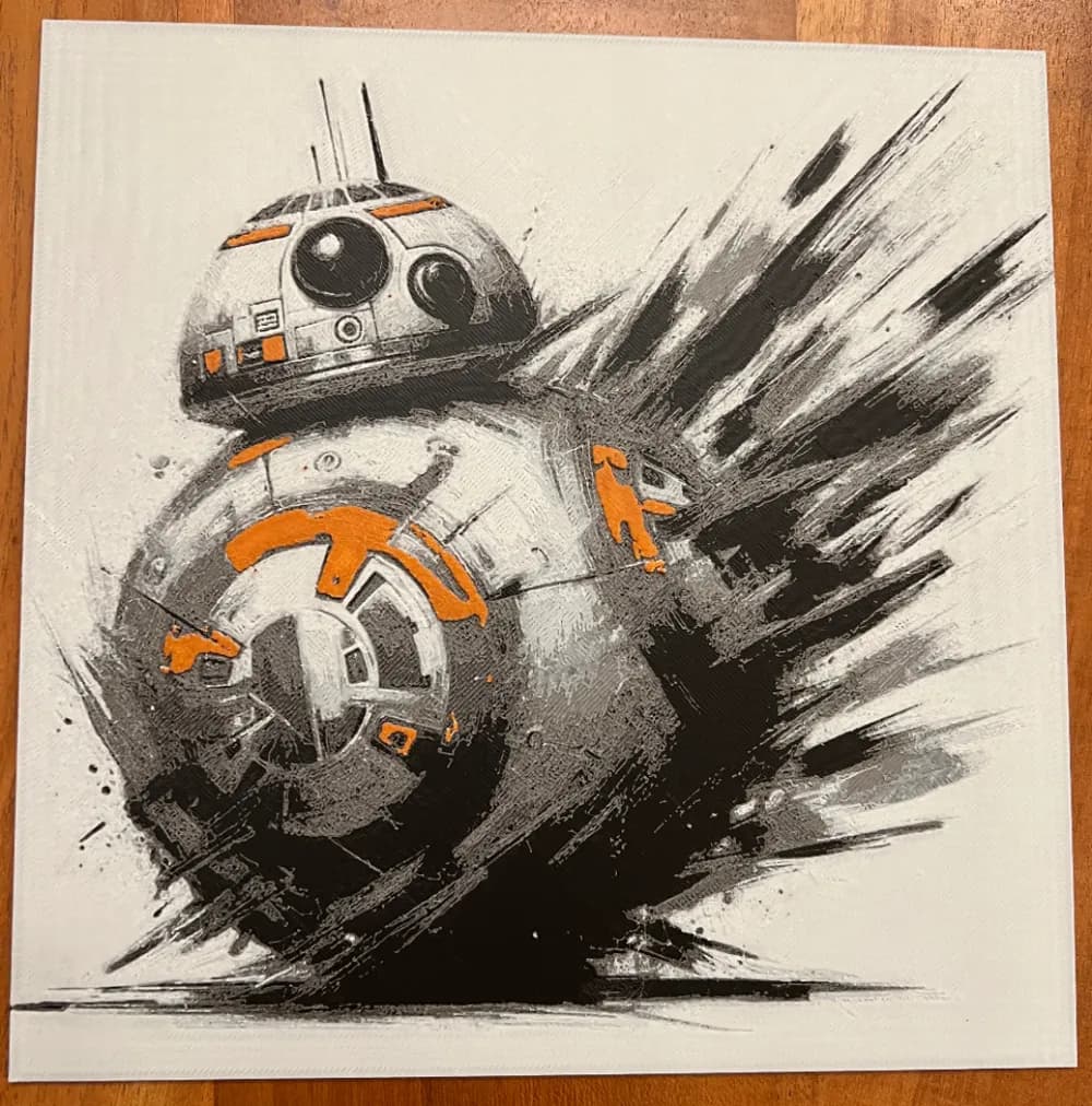 BB-8 by JustBe 3D Printing HueForge model: BB-8 by JustBe 3D Printing