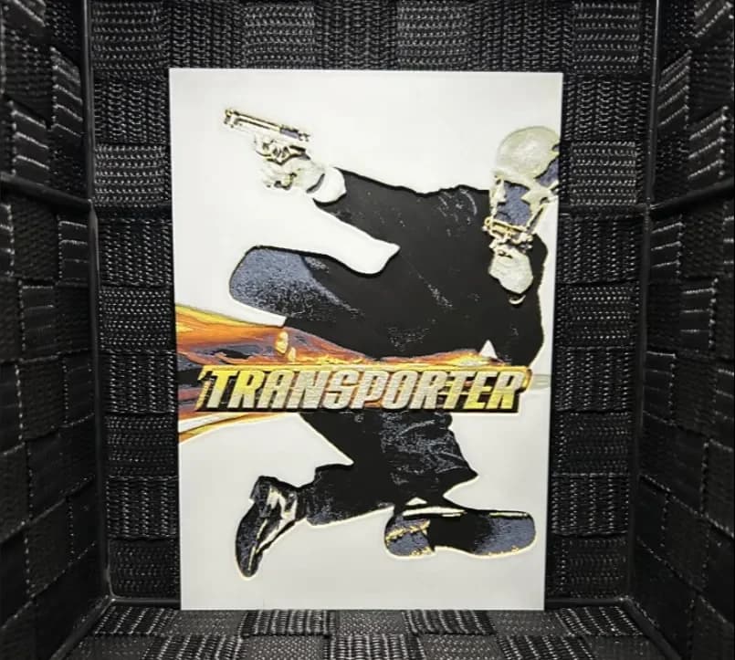 Hueforge Movie Poster - Transporter - by JoDau HueForge model: Hueforge Movie Poster - Transporter - by JoDau