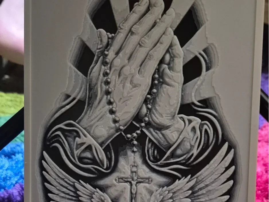 Praying / Angel by Buntsta HueForge model: Praying / Angel by Buntsta