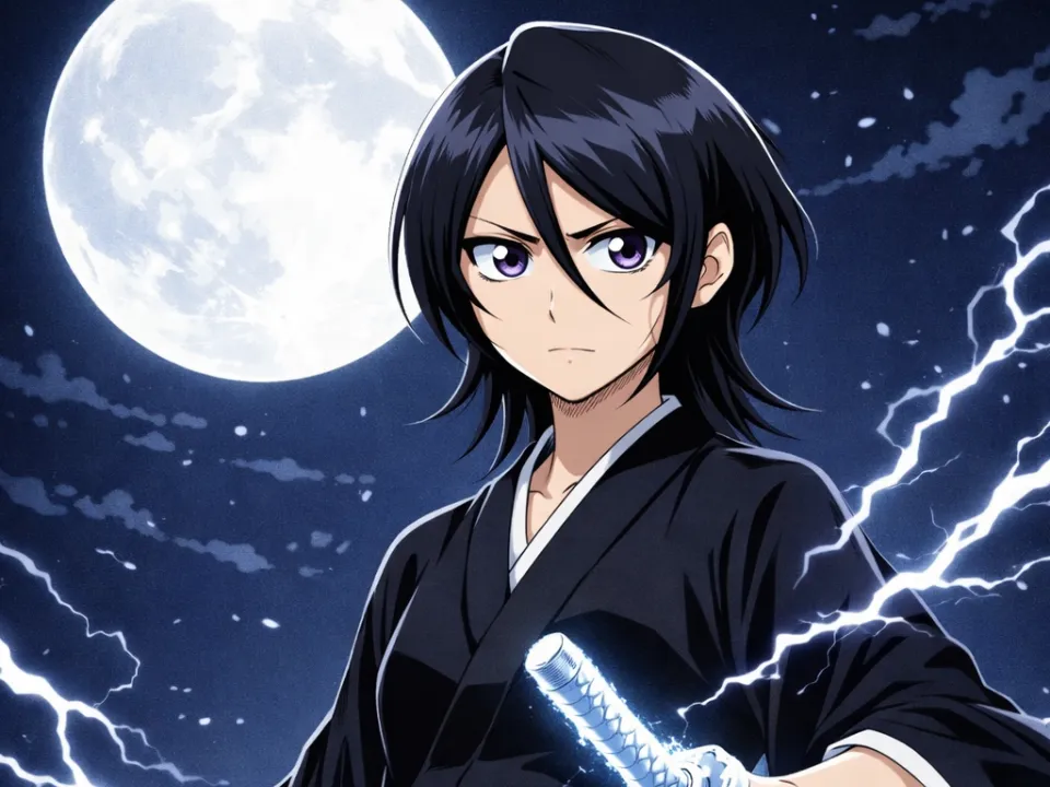 Rukia Kuchiki- Bleach - Hueforge by Hueforge Maker HueForge model: Rukia Kuchiki- Bleach - Hueforge by Hueforge Maker