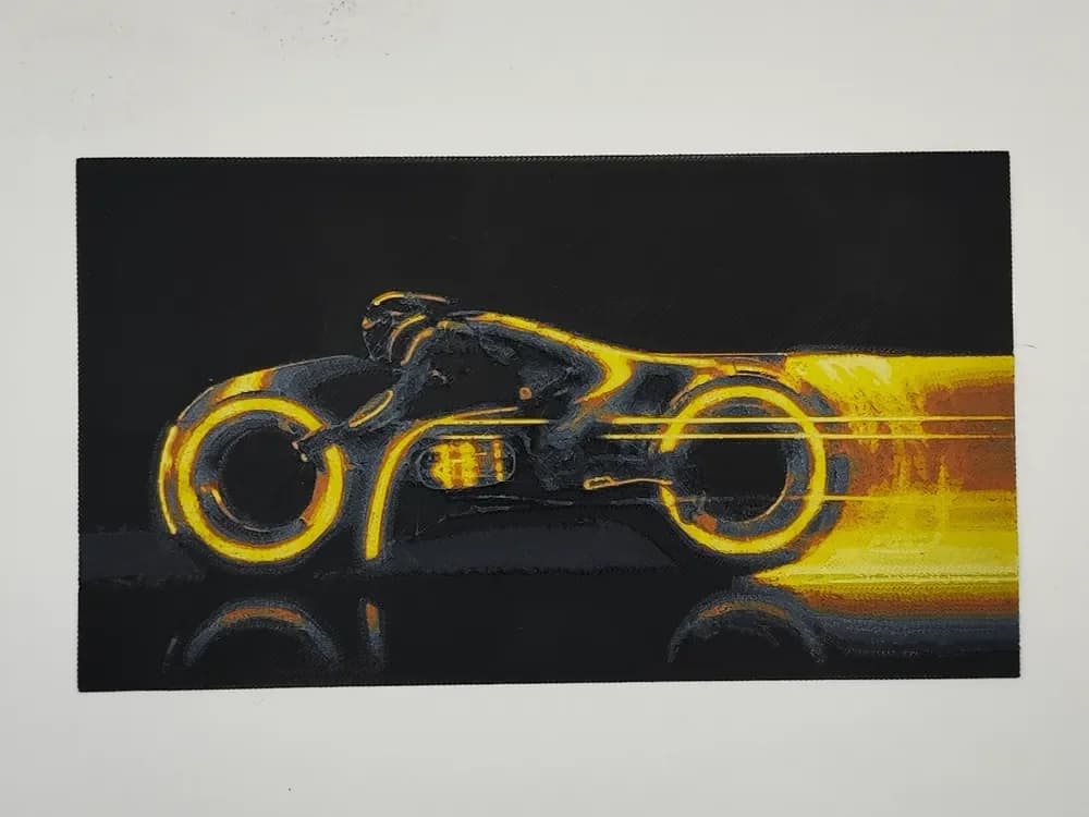Tron Legacy bike - Hueforge by Altf4-Formation HueForge model: Tron Legacy bike - Hueforge by Altf4-Formation