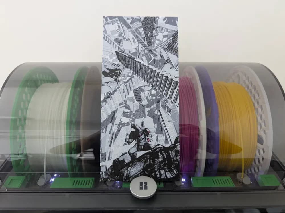 HueForge model: Pokemon TCG Pocket: Immersive Palkia Hueforge by Razel