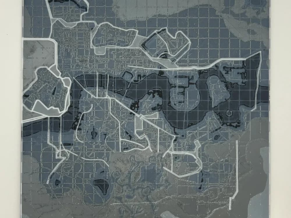 Fallout 4 London Map HueForge by CreativeDestructions HueForge model: Fallout 4 London Map HueForge by CreativeDestructions