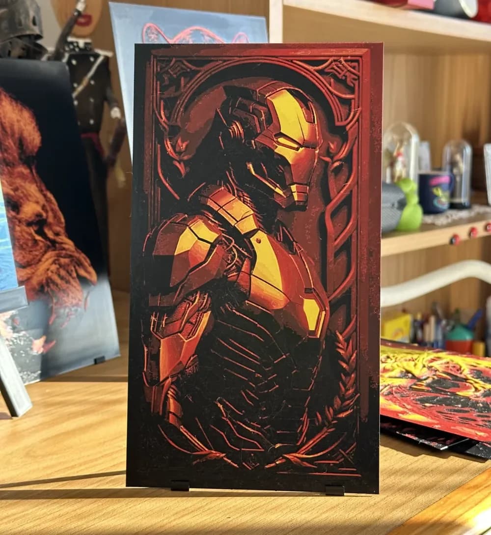 Marvel Iron Man HueForge by enricoRE HueForge model: Marvel Iron Man HueForge by enricoRE