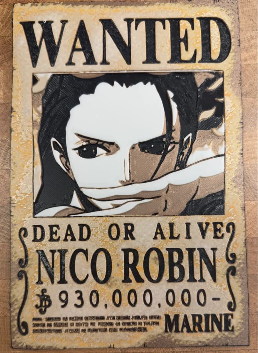 One Piece - Nico Robin Wanted Poster One Piece - Nico Robin Wanted Poster