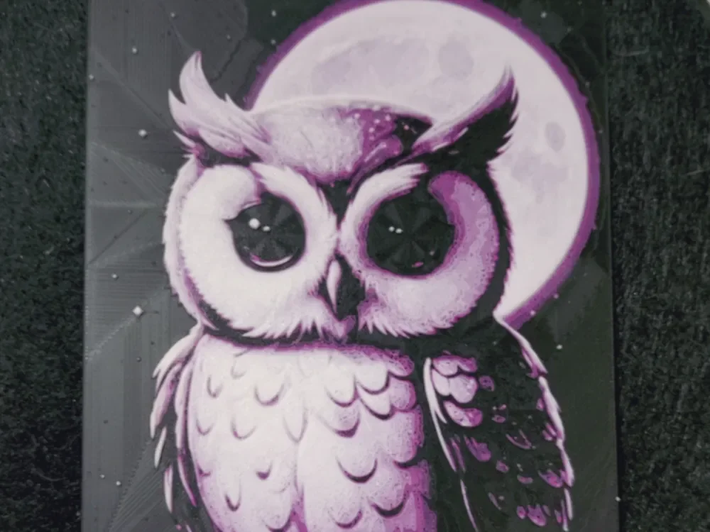 HueForge model: Owl II (HueForge) by Asgar3D