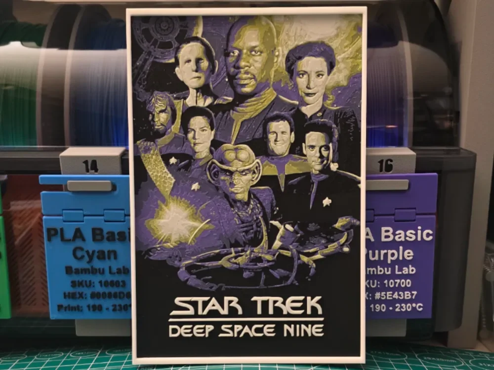 Star Trek: Deep Space Nine Poster - Hueforge Art Star Trek: Deep Space Nine Poster - Hueforge Art