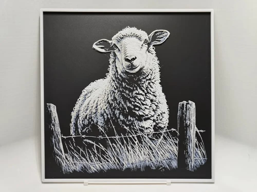Sheep - Hueforge by BeaN HueForge model: Sheep - Hueforge by BeaN