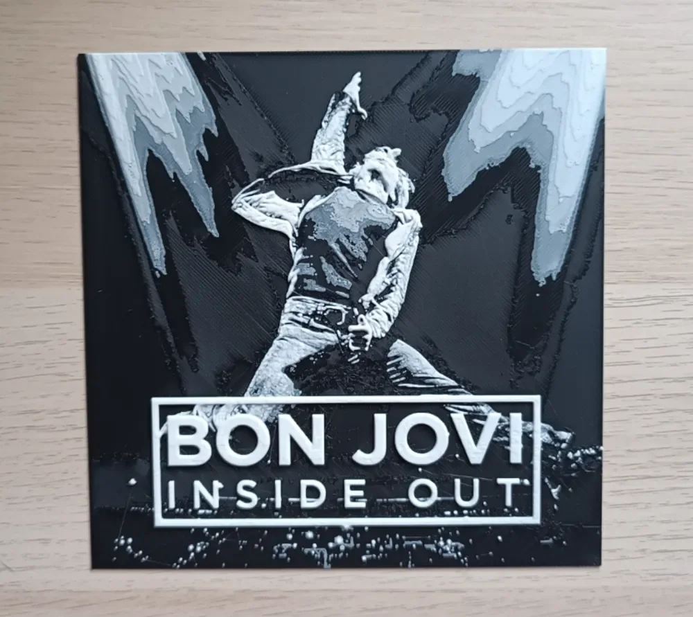 Bon Jovi 2 Hueforge by Atrus Design HueForge model: Bon Jovi 2 Hueforge by Atrus Design