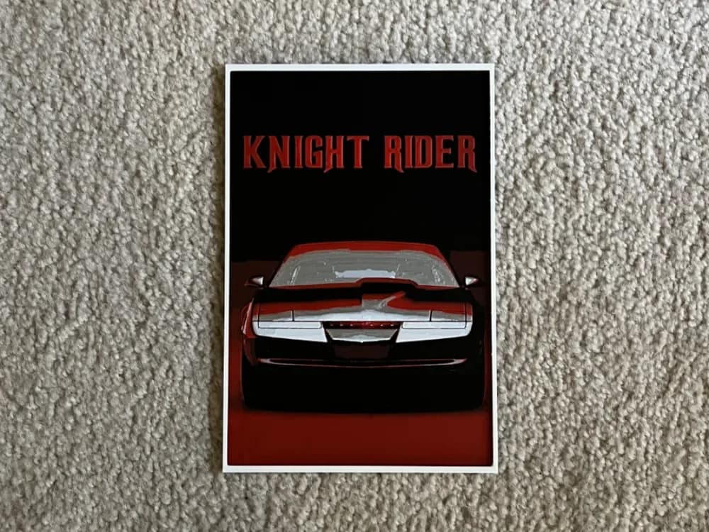 Knight Rider Hueforge by Estiv HueForge model: Knight Rider Hueforge by Estiv