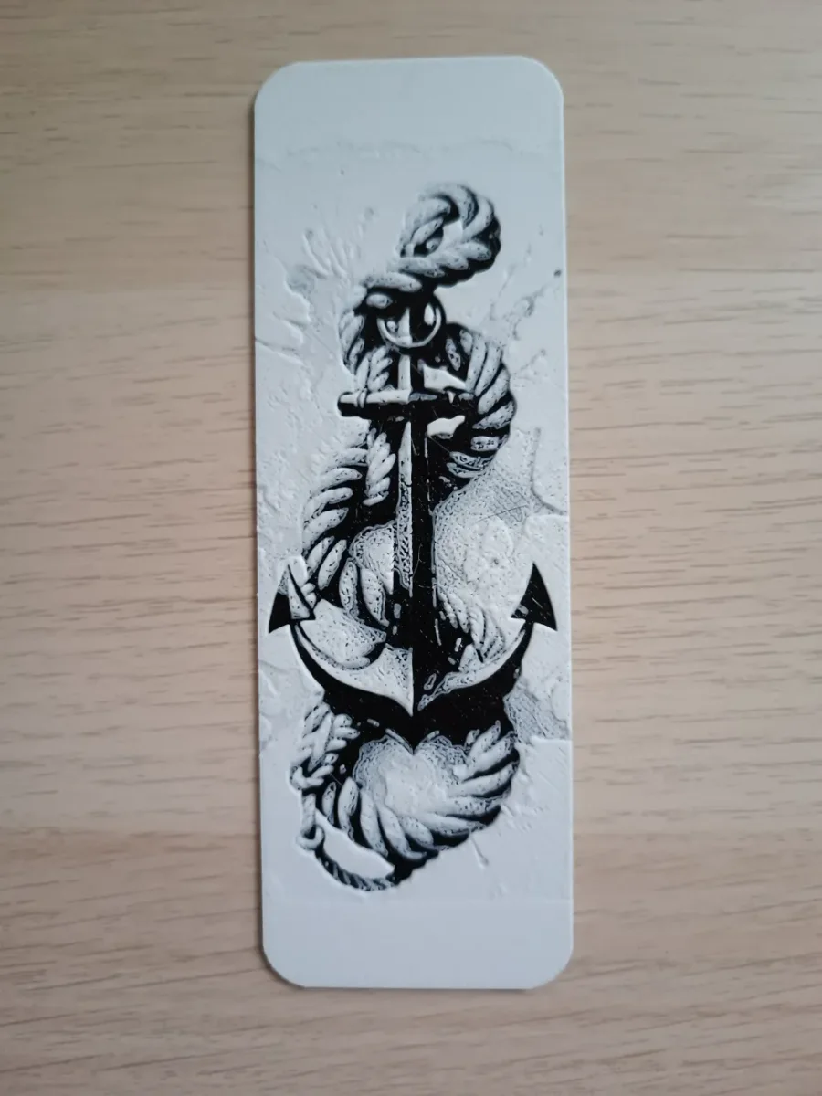Anchor Bookmark by Atrus Design HueForge model: Anchor Bookmark by Atrus Design