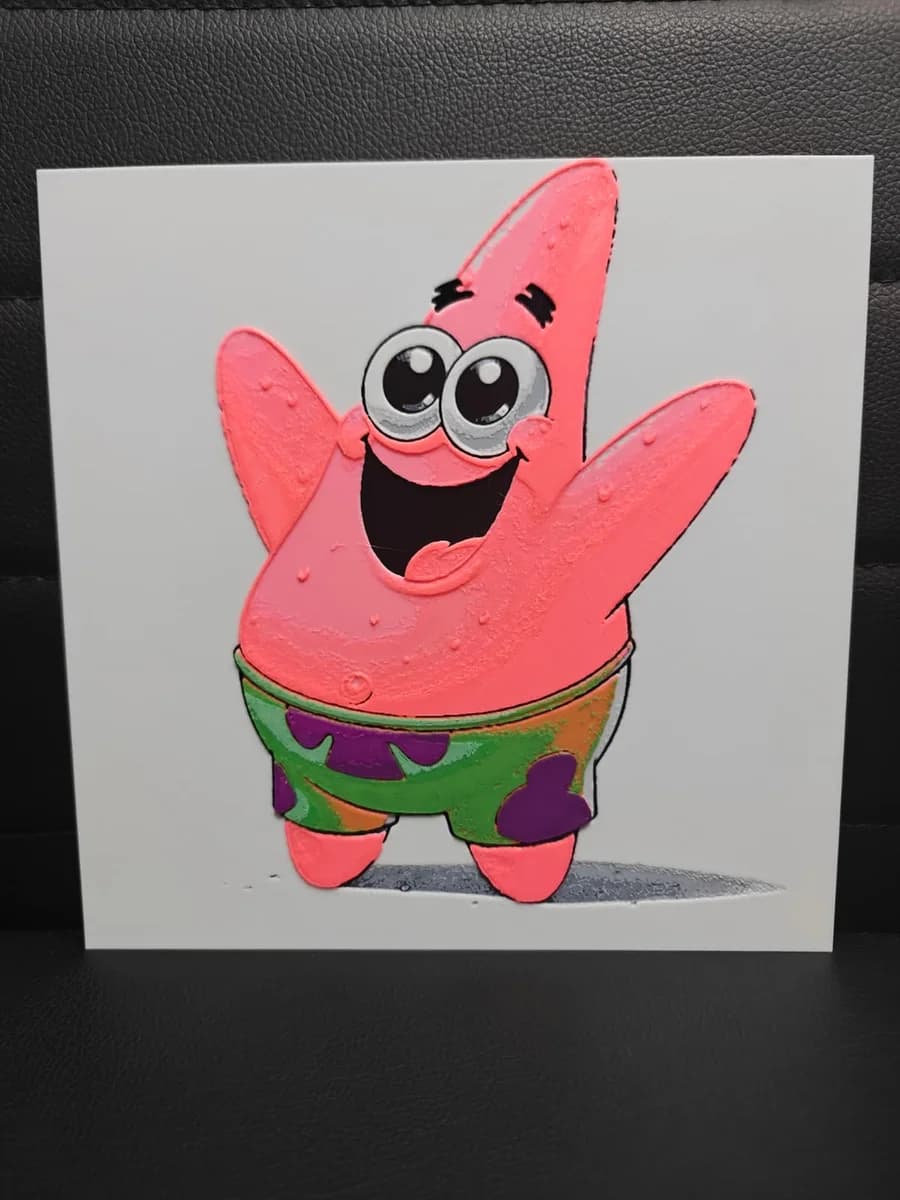 Patrick Star SpongeBob by TheHueforgeLady HueForge model: Patrick Star SpongeBob by TheHueforgeLady