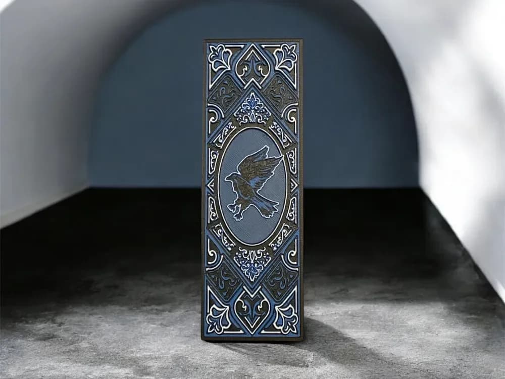 Harry Potter Ravenclaw House Bookmark by The SkyLab 3D HueForge model: Harry Potter Ravenclaw House Bookmark by The SkyLab 3D