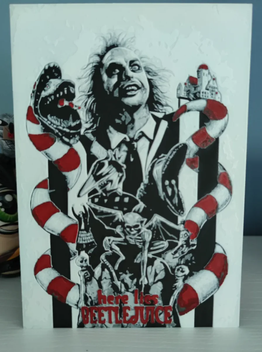 Hueforge Beetlejuice by Litolunar HueForge model: Hueforge Beetlejuice by Litolunar
