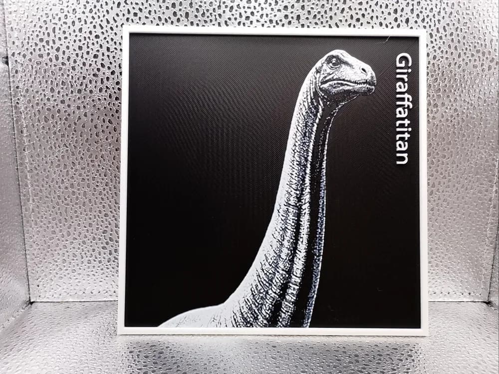 Giraffatitan - Hueforge by Borishotch Industries HueForge model: Giraffatitan - Hueforge by Borishotch Industries