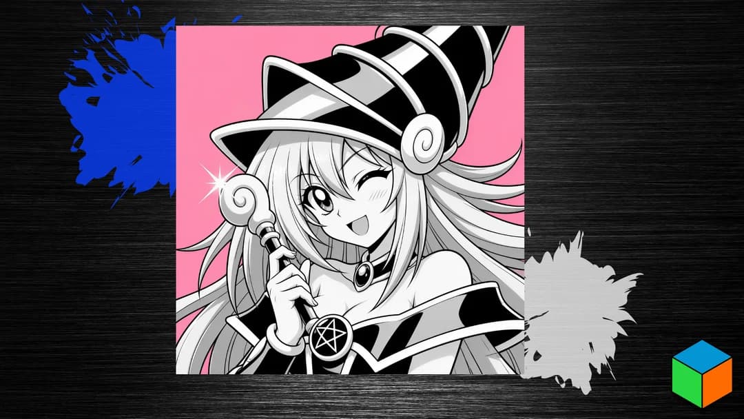 Dark Magician Girl — The Other Half of the Set by 3D Prints By Vic HueForge model: Dark Magician Girl — The Other Half of the Set by 3D Prints By Vic