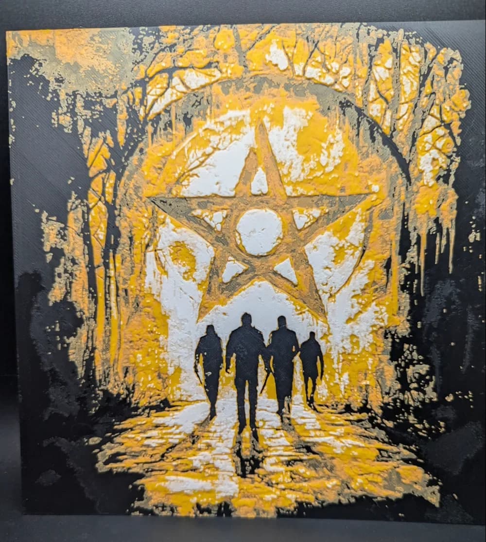 HueForge model: Supernatural Hueforge by the_bearded_jedi