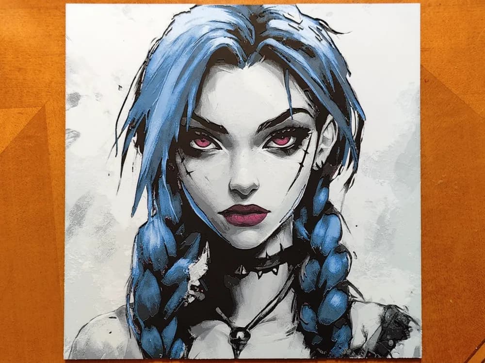 Jinx - League of Legends - Hueforge by Sarge HueForge model: Jinx - League of Legends - Hueforge by Sarge