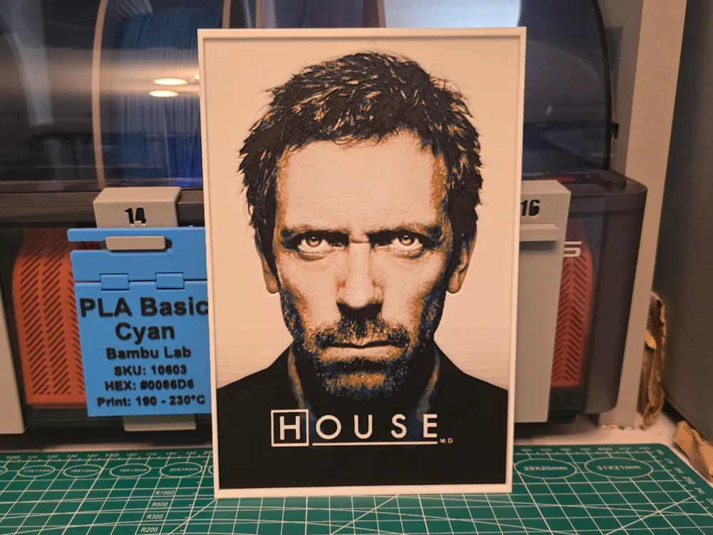 House Sereis Poster - Hueforge Art by Lumpy3D HueForge model: House Sereis Poster - Hueforge Art by Lumpy3D