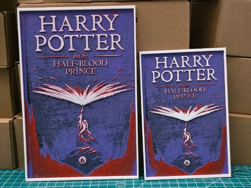 Harry Potter and the Half-Blood Prince Poster by Lumpy3D HueForge model: Harry Potter and the Half-Blood Prince Poster by Lumpy3D