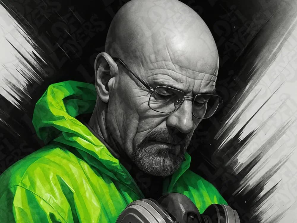 Walter White Hueforge by LoFi Layers HueForge model: Walter White Hueforge by LoFi Layers
