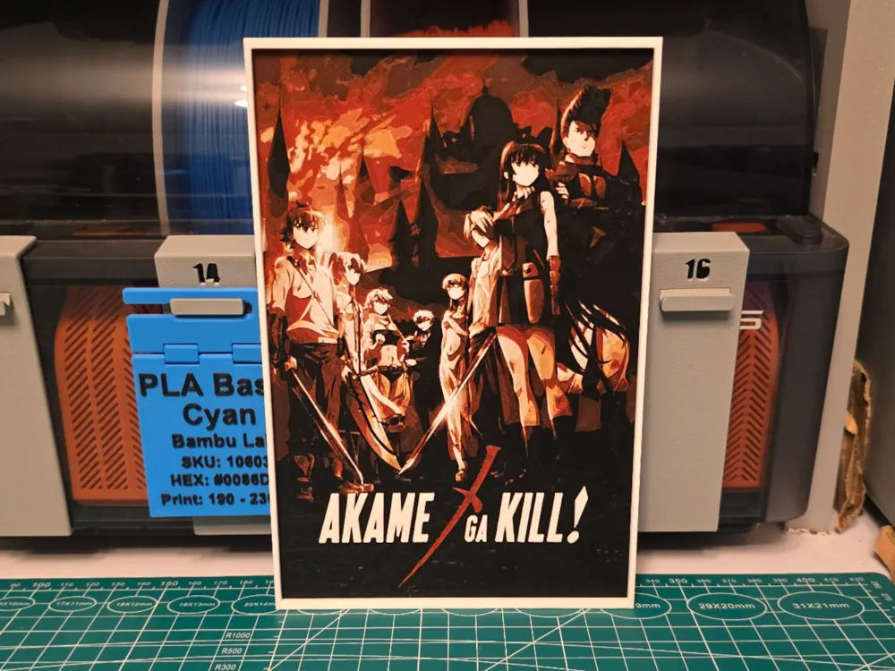 Akame ga Kill! Anime Poster - Hueforge Art Akame ga Kill! Anime Poster - Hueforge Art