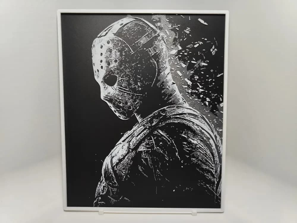 Jason Voorhees - Hueforge by BeaN HueForge model: Jason Voorhees - Hueforge by BeaN