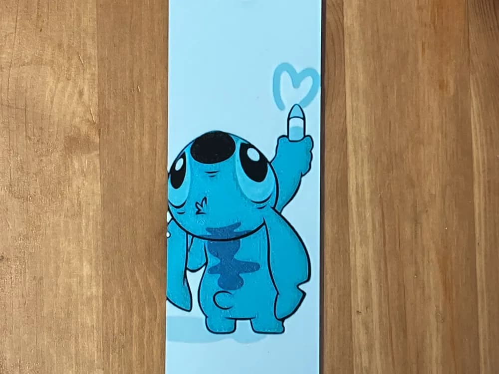 Stitch bookmark by Morganja HueForge model: Stitch bookmark by Morganja