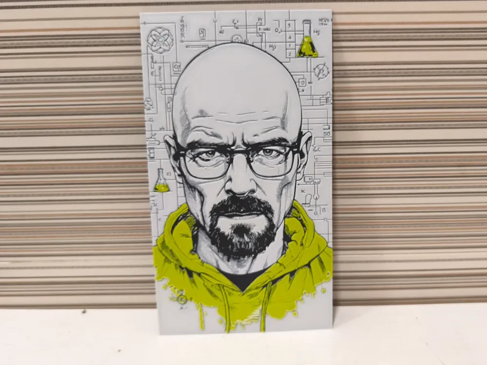 Hueforge Breaking Bad by Litolunar HueForge model: Hueforge Breaking Bad by Litolunar