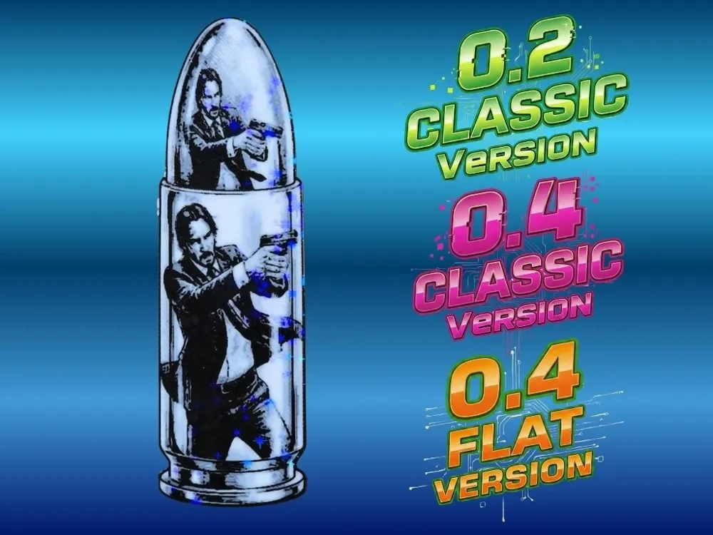 John Wick Bookmark by Atrus Design HueForge model: John Wick Bookmark by Atrus Design