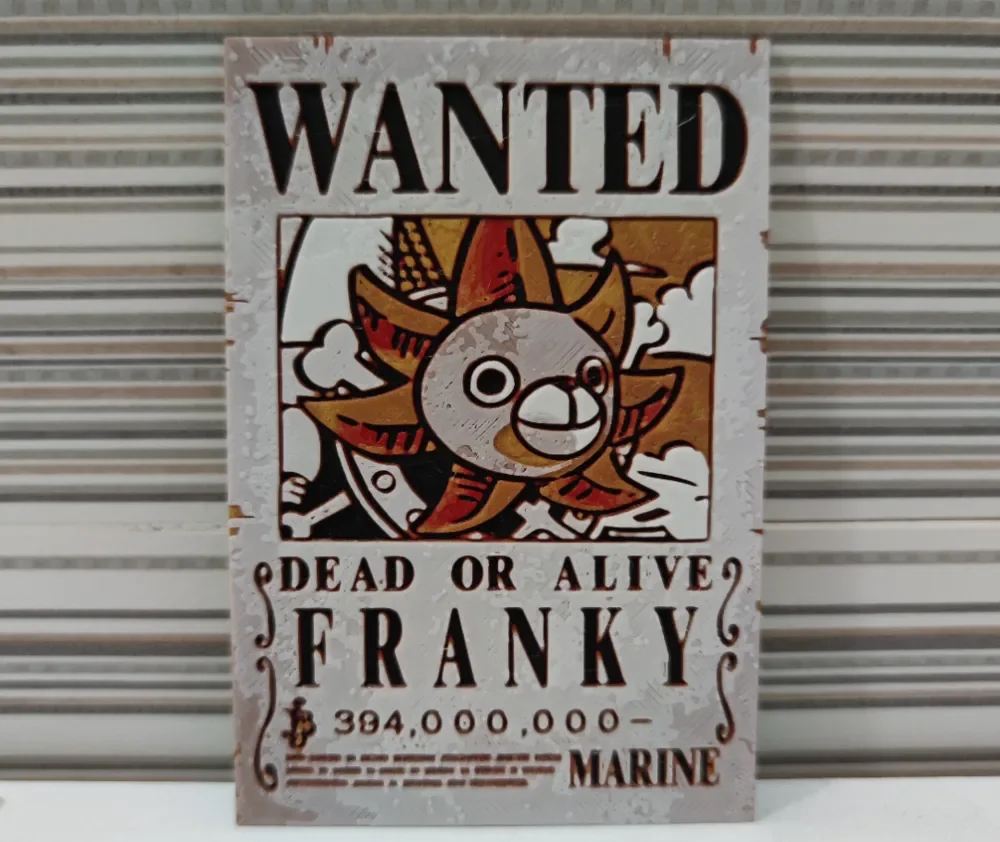 Hueforge style letter from Franky Hueforge style letter from Franky