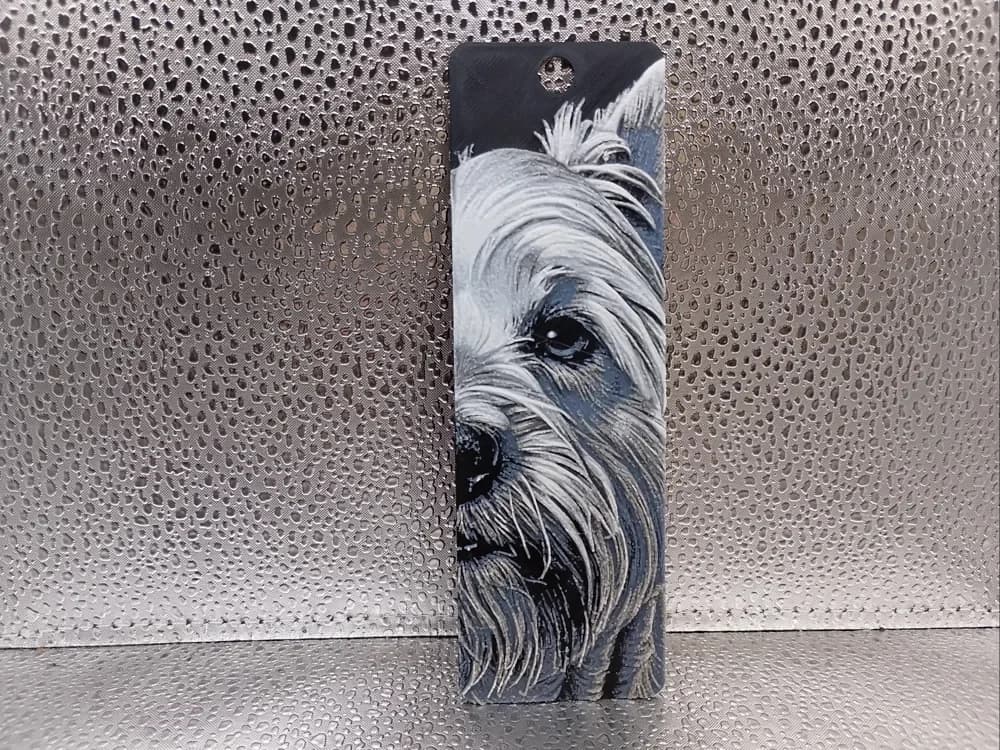 West Highland White Terrier Bookmark – Hueforge by Borishotch Industries HueForge model: West Highland White Terrier Bookmark – Hueforge by Borishotch Industries