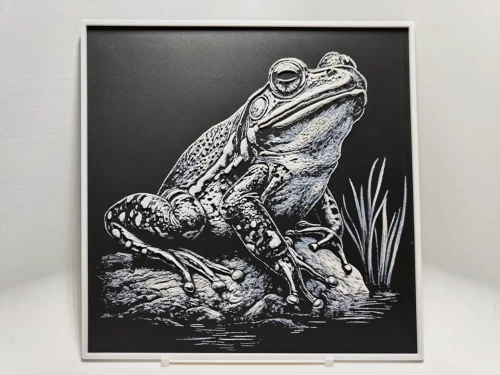 Frog - Hueforge by BeaN HueForge model: Frog - Hueforge by BeaN